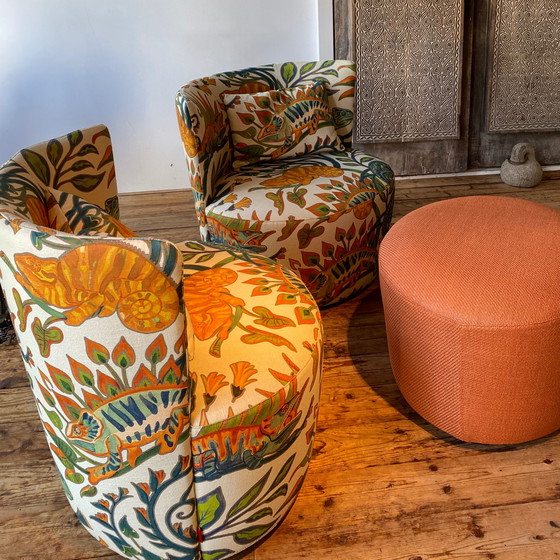 Image 1 of Verzelloni  Emily fauteuil (set van 2) met poef