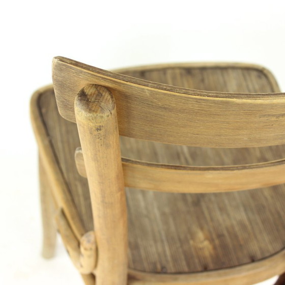 Image 1 of Vintage bistrostolen van gebogen hout van Thonet, jaren 1920