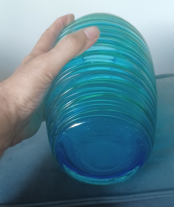 Image 1 of Vase en verre d'art Fulvio Bianconi artiste italien pour Venini années 1970 