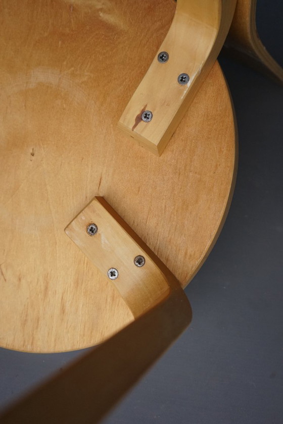 Image 1 of Model 66 Chairs attributed to Alvar Aalto, 1980s, Set of 2