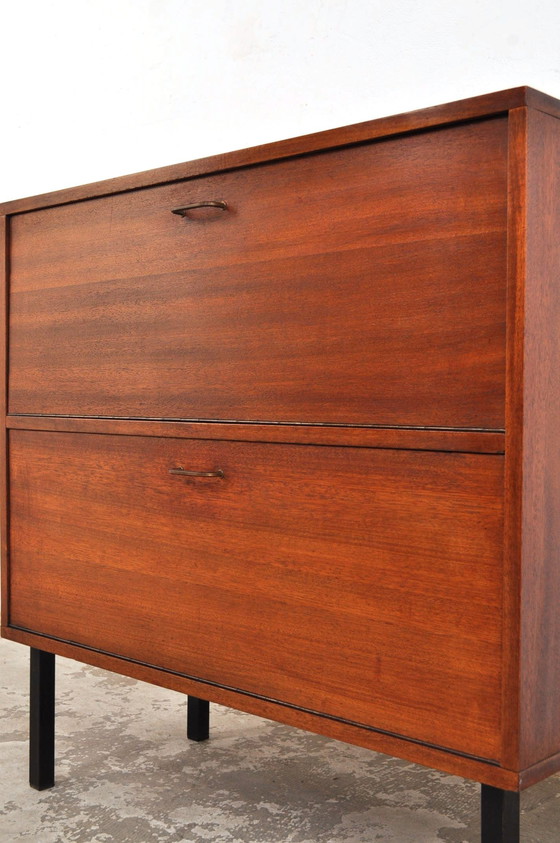 Image 1 of Vintage mahogany flap cabinet 1950s