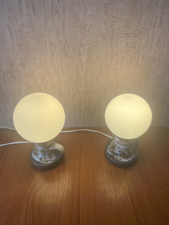 Image 1 of 2x lampada vintage fat lava