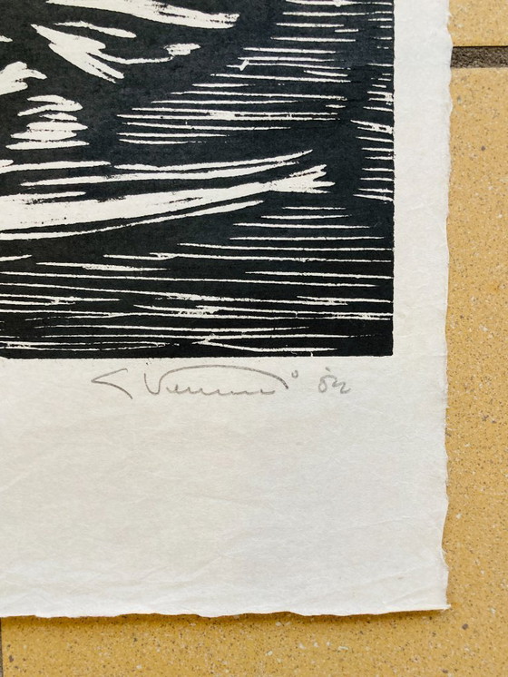 Image 1 of Libbe Venema - Linoleografia vintage - anni '80