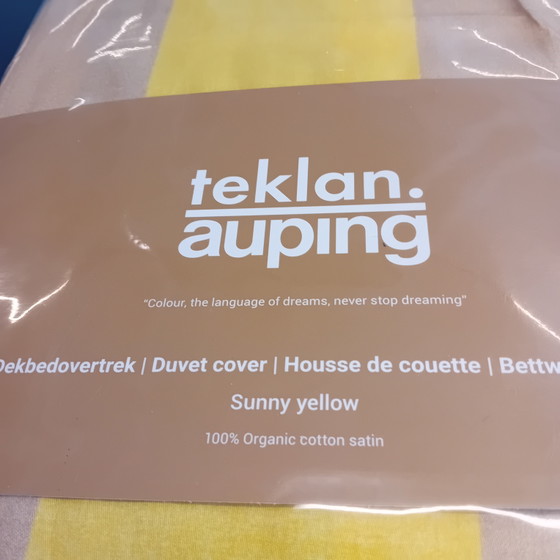 Image 1 of Auping dekbedovertrek Teklan yellow 140 x 220 cm 