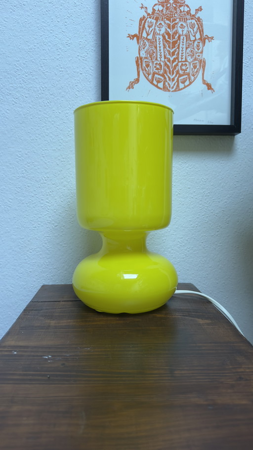 Lampe de table Lykta vintage jaune d'Ikea