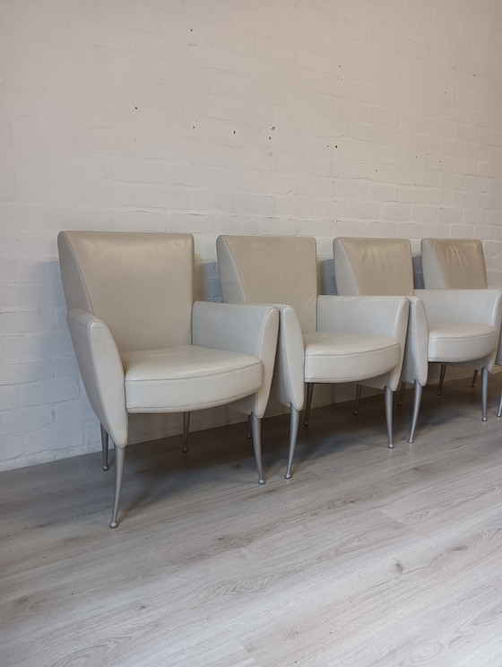 Image 1 of Rolf Benz, heavy leather chairs