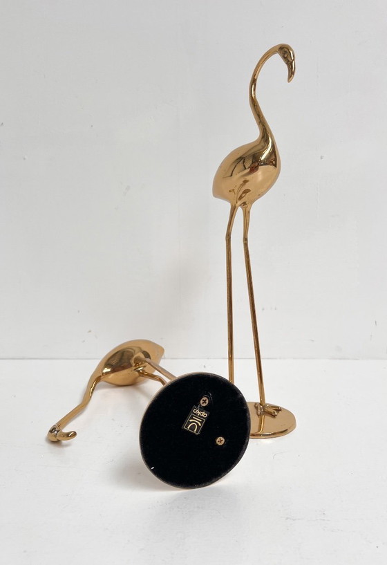 Image 1 of Ensemble de grues en laiton d'Apko, années 1980