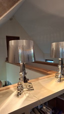 Set di lampade da tavolo Kartell Bourgie argento