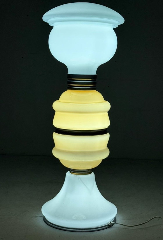 Image 1 of Lampada da terra Space Age di Carlo Nason per Mazzega, Italia, anni '70