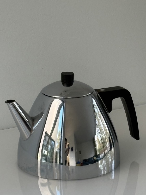 Image 1 of Vintage 60’s RVS theepot, merk Daalderop