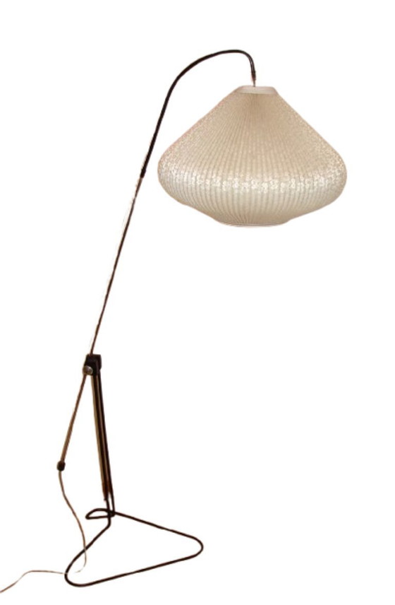 Image 1 of 60s-style floor lamp.