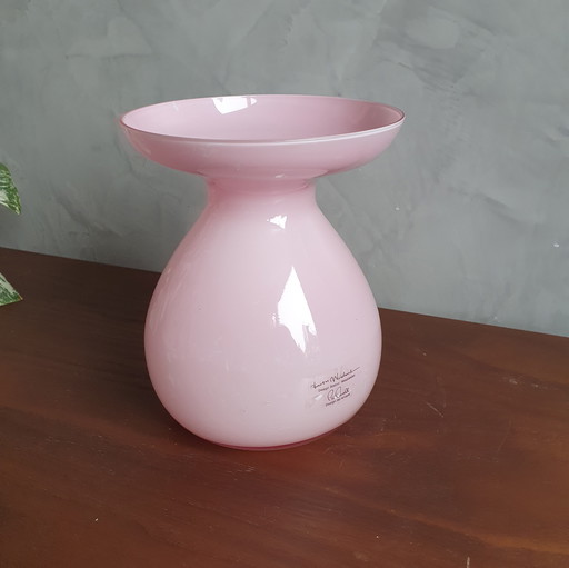 Vintage Ikea Barbro Vase Pink