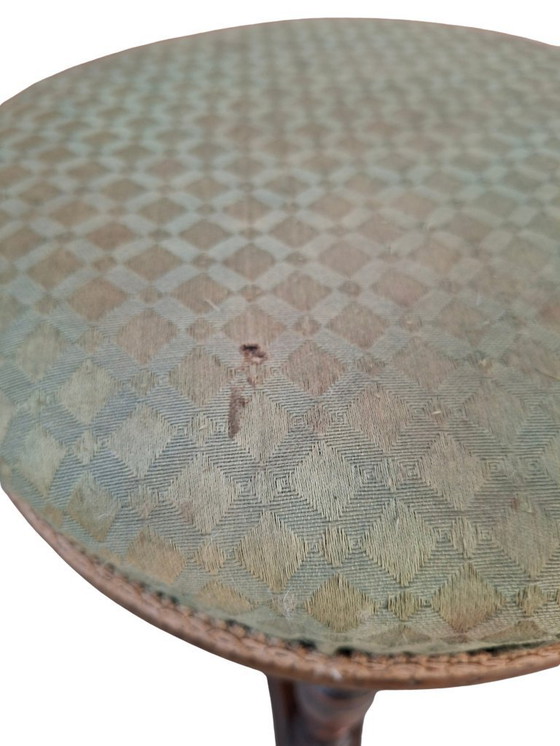 Image 1 of Antieke walnotenhouten pianokruk met schroeven, begin 1900