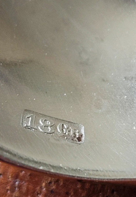 Image 1 of Prestigeträchtiges SFAM-Besteckset in einem Lancel-Paris-Etui, 29-teilig, versilbertes Metall, 1884, 100 g, Gesamtgewicht 3100 g