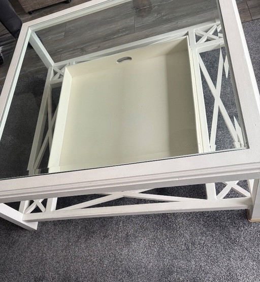 Tavolino da caffè in vetro