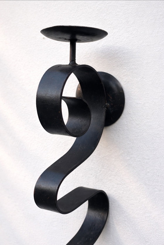 Image 1 of Applique brutalista in ferro battuto XL