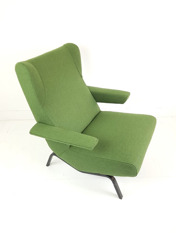 Image 1 of Vintage Archi Armchair Ligne Roset Wool Green Plough Wool Plough