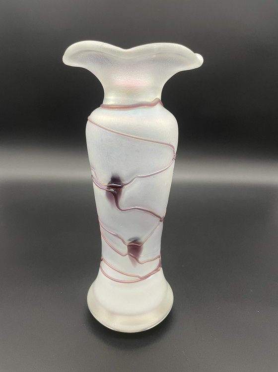 Freiherr von Poschinger Vase – Iridescent Glass, 1970s (photo 2 of 9)