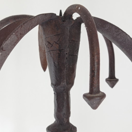 Brutality Wrought-iron candlestick