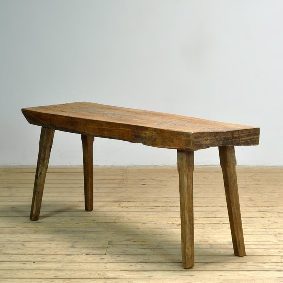 Tavolo da macellaio in rovere, circa 1920 – Tavoli, Wood (photo 3 of 11)