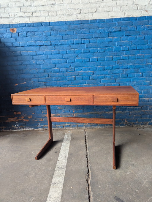 Midcentury teak cantilever desk -Georg Pedersens - 1960