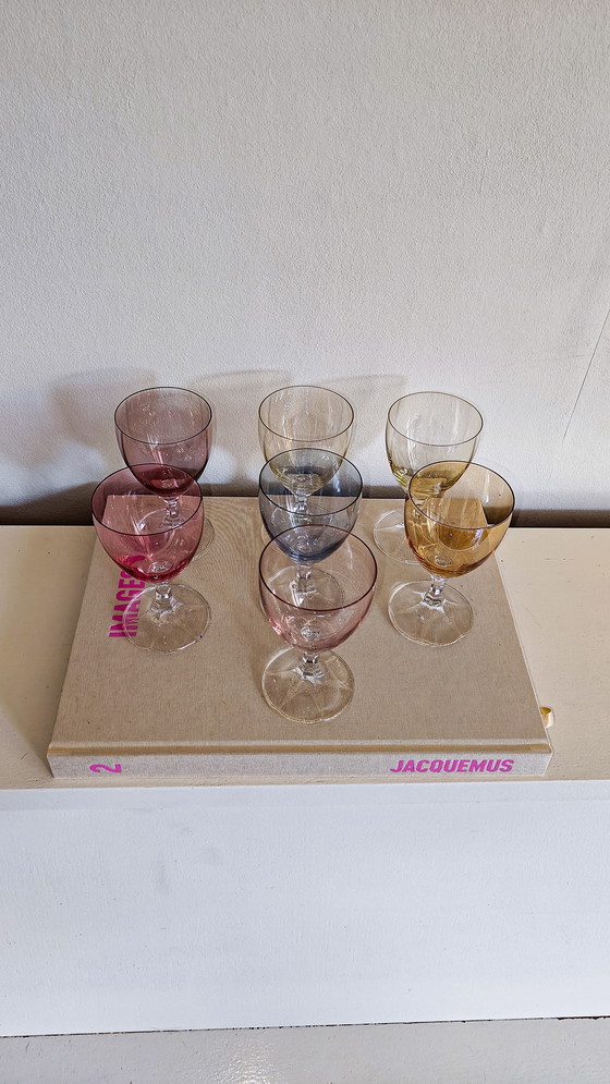 Image 1 of 7x schott swiesel multicoulour wine glaze