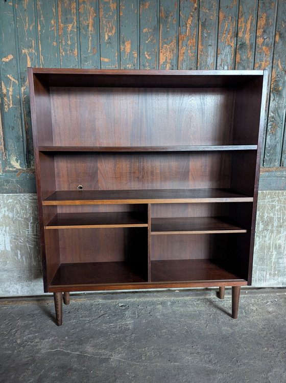 Image 1 of Armoire murale danoise vintage - tiroirs en verre