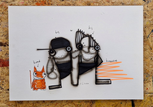 Hamelink : Lui, son & chien
