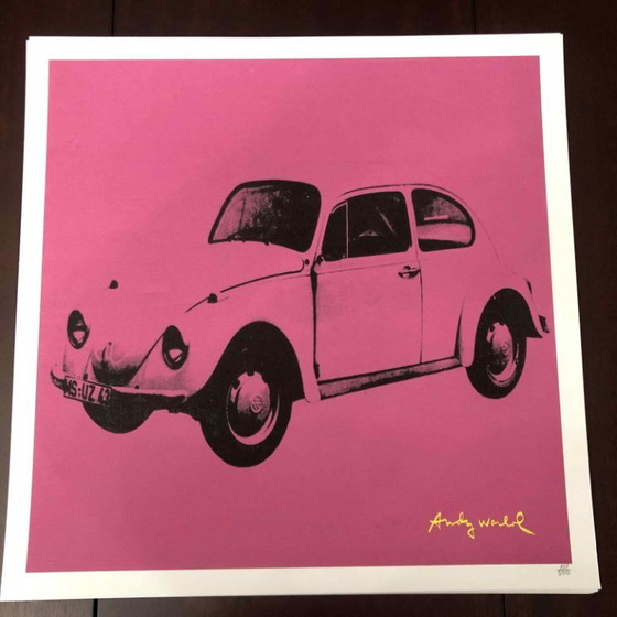 1990s After Andy Warhol Pink Lithograph "Numbered And Signed On Plate" Lithograph – Lithographs & prints (photo 6 of 11)