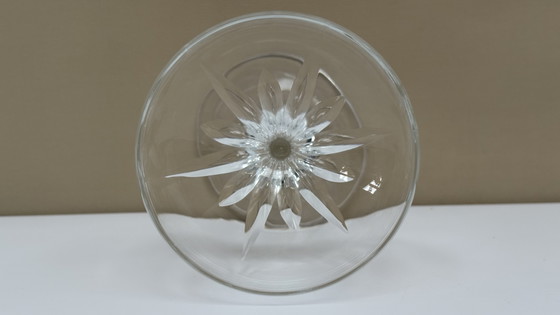 Image 1 of 4 coupes à champagne vintage / verres à cocktail en cristal à motif étoile