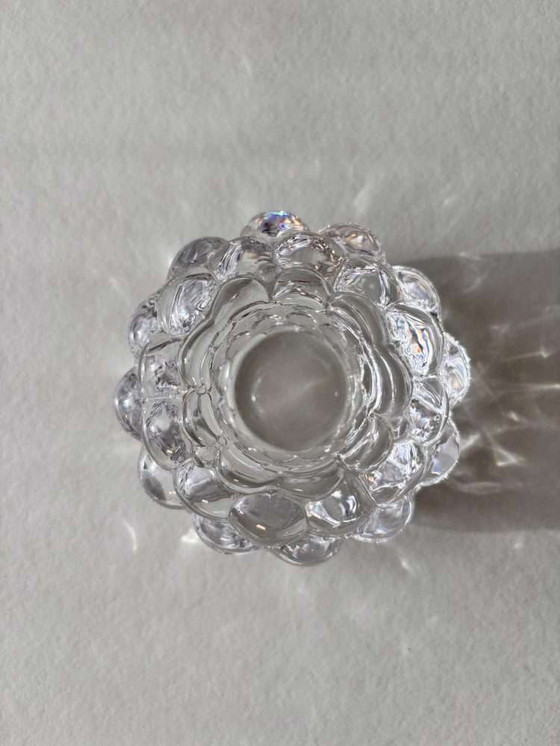 Image 1 of Orrefors Himbeerkristall-Votivkerze Anne Nilsson