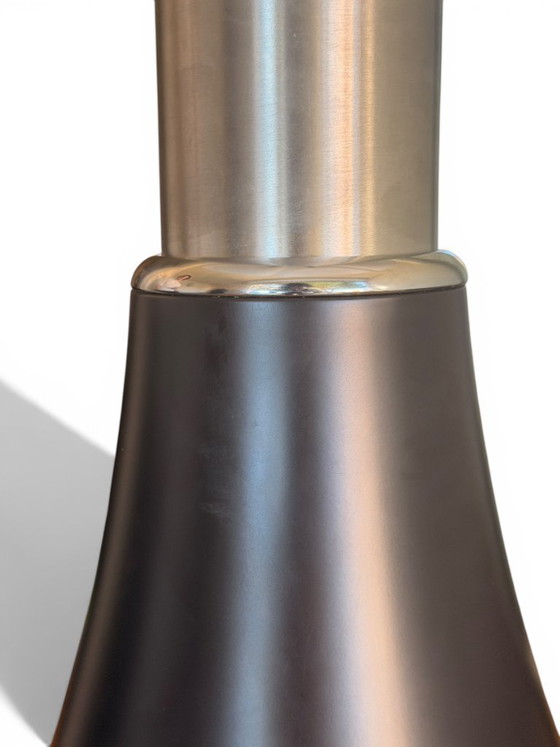 Image 1 of Gae Aulenti 'Pipistrello' Large Table Lamp for Martinelli Luce - Black Edition