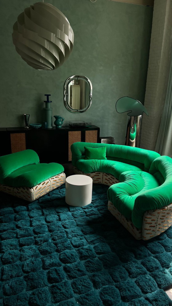 Image 1 of Divano modulare Rossi Di Albizzate Grandangolo 1969