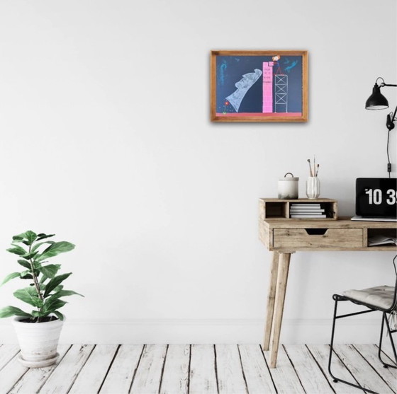 Image 1 of Acryl auf bespanntem Karton 46x33cm.