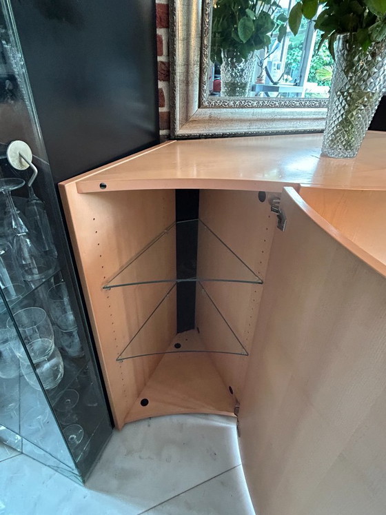 Modern Design Wandmeubel Uit 3 Delen – Wandkast, Glass, Wood (photo 12 of 20)