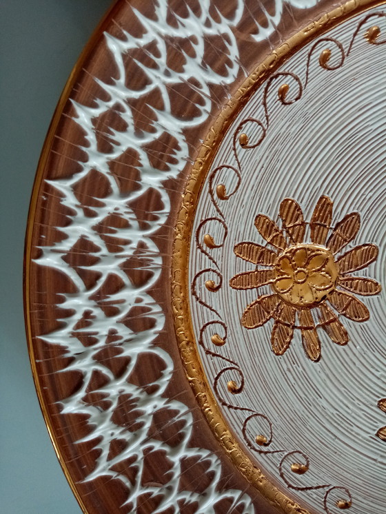 Image 1 of Italienischer Wanddeko-Teller Fratelli Fanciullaci 1960 (31cm)