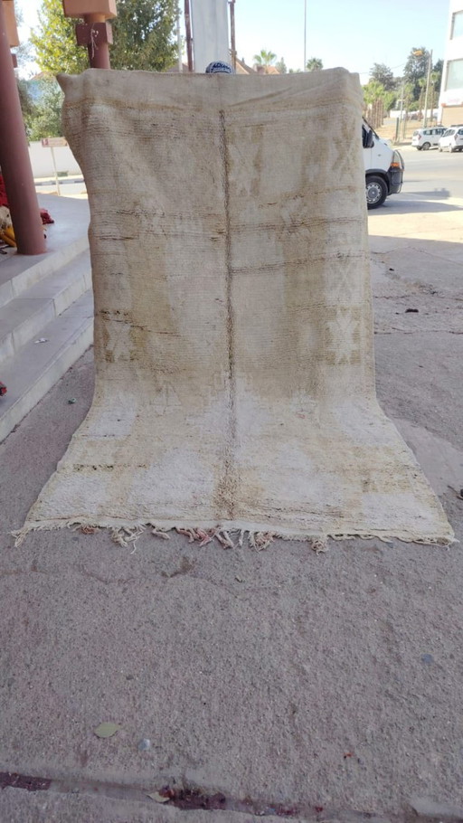 Handgeknoopt Berber kleed wol 276x167cm