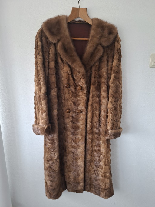 Nerts mantel, handgemaakt jaren 60/70