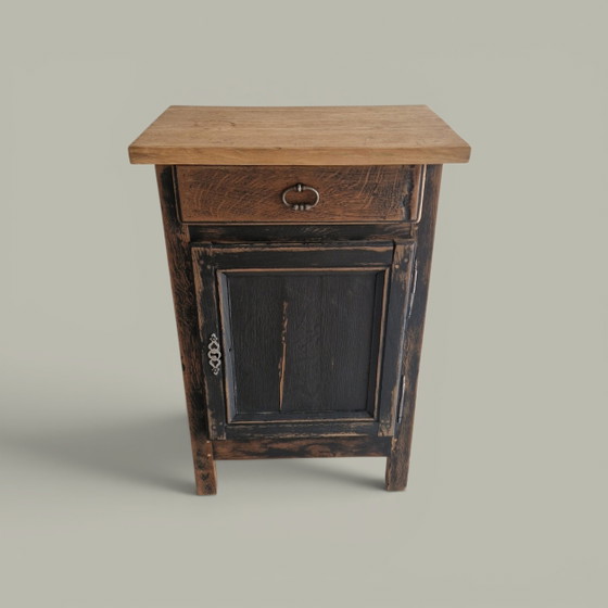 Image 1 of Tavolino rustico in stile country - Inizi del XX secolo