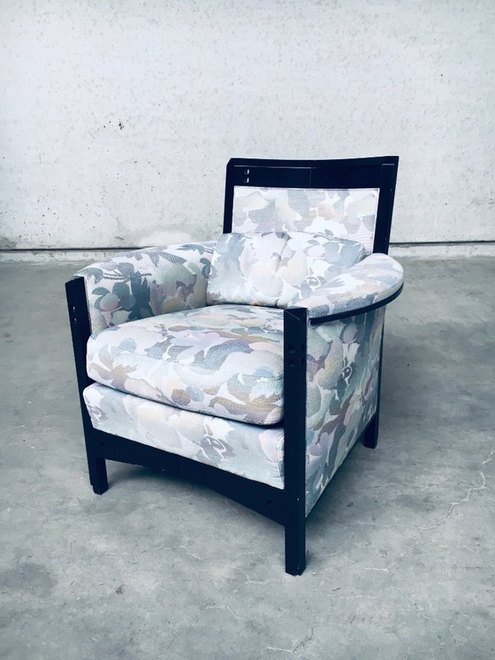 Image 1 of Ensemble de fauteuils bas Galaxy « Peggy » par Umberto Asnago pour Giorgetti, Italie, années 1990