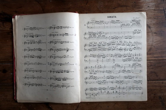 Image 1 of Antike Mozart-Klaviersonaten, Edition Peters Leipzig, Ende des 19. Jahrhunderts – 2C48