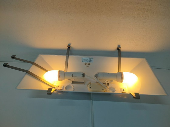 Image 1 of Applique murale Gyllen design Ikea vintage des années 90 blanc/blanc gris (design par Julia Treutiger)