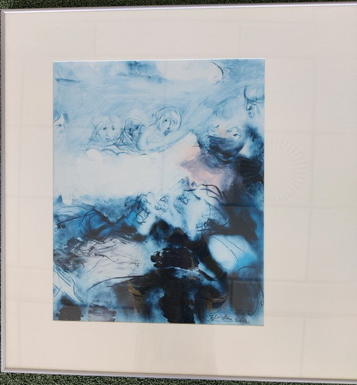 10 sérigraphies encadrées de Ger Lataster, prix total