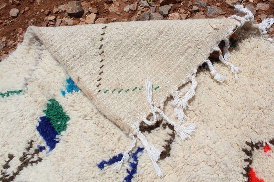 White decorated tablecloth 240cm x 140cm – Rugs & carpets, Wool (photo 4 of 10)