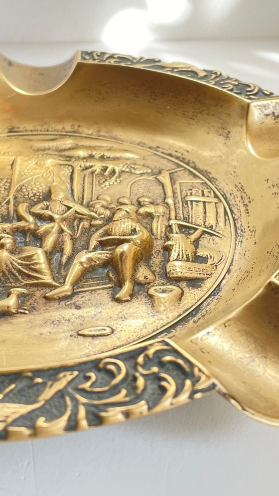 Image 1 of Posacenere vintage in ottone massiccio