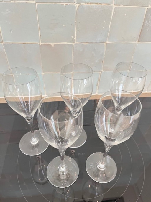 5 bicchieri da acqua in cristallo Baccarat - Saint Rémy