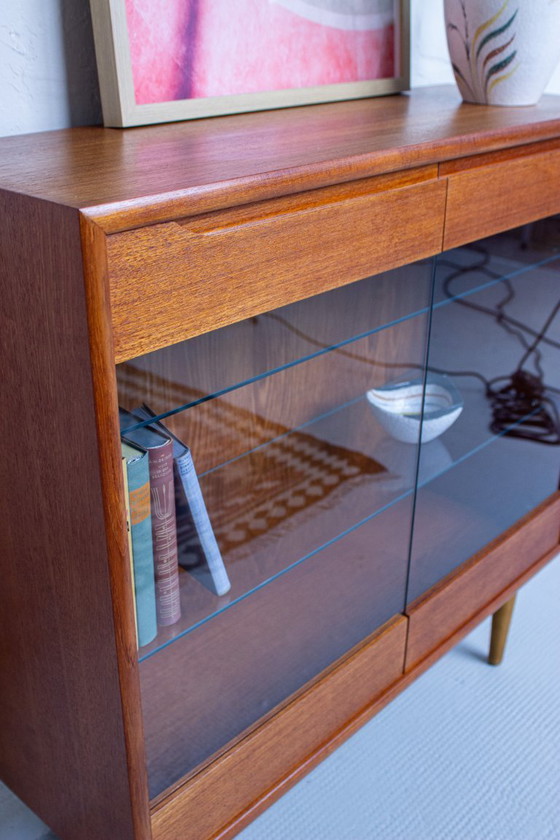 Image 1 of Vintage teak display cabinet, chest of drawers, sideboard, mid-century 1960s