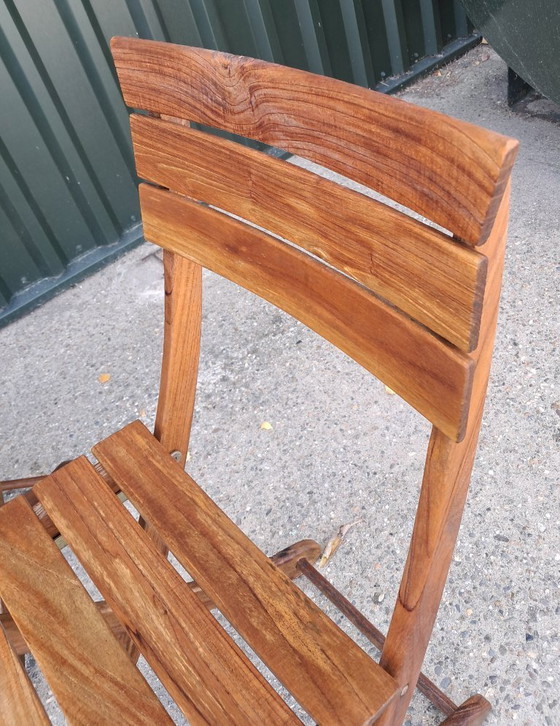 Image 1 of 3 chaises bistro Triconfort, pliantes