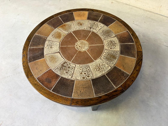 Deense salontafel van Tue Poulsen voor Haslev Mobelsnedkeri, jaren 60 – Haslev Møbelsnedkeri, Ceramic, Wood (photo 9 of 9)