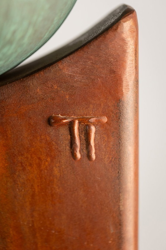 Image 1 of Tom Torrens. Corten steel and oxidized copper fountain. 1990s.